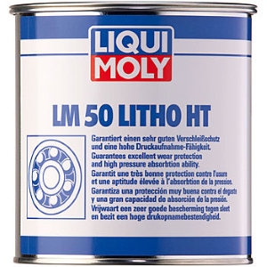 Смазка Liqui Moly LM 50 Litho HT Высокотемпературная смазка для ступиц подшипников 1 кг.