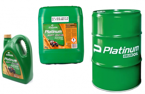 Моторное и многофункциональное масло для сельскохозяйственной техники PLATINUM AGRO NOVO 15W-40 20 л.